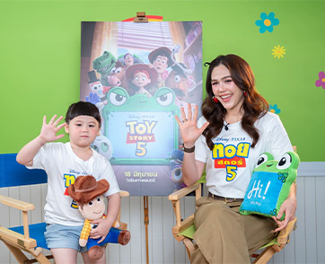 “แม่ชม - น้องเกล” จับมือเข้าสู่จักรวาลของเล่น ร่วมให้เสียงพากย์ภาษาไทยใน “Disney and Pixar’s Toy Story 5 ทอยสตอรี่ 5”